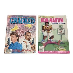 Vintage 1992 Cracked Magazine Collectible Comics